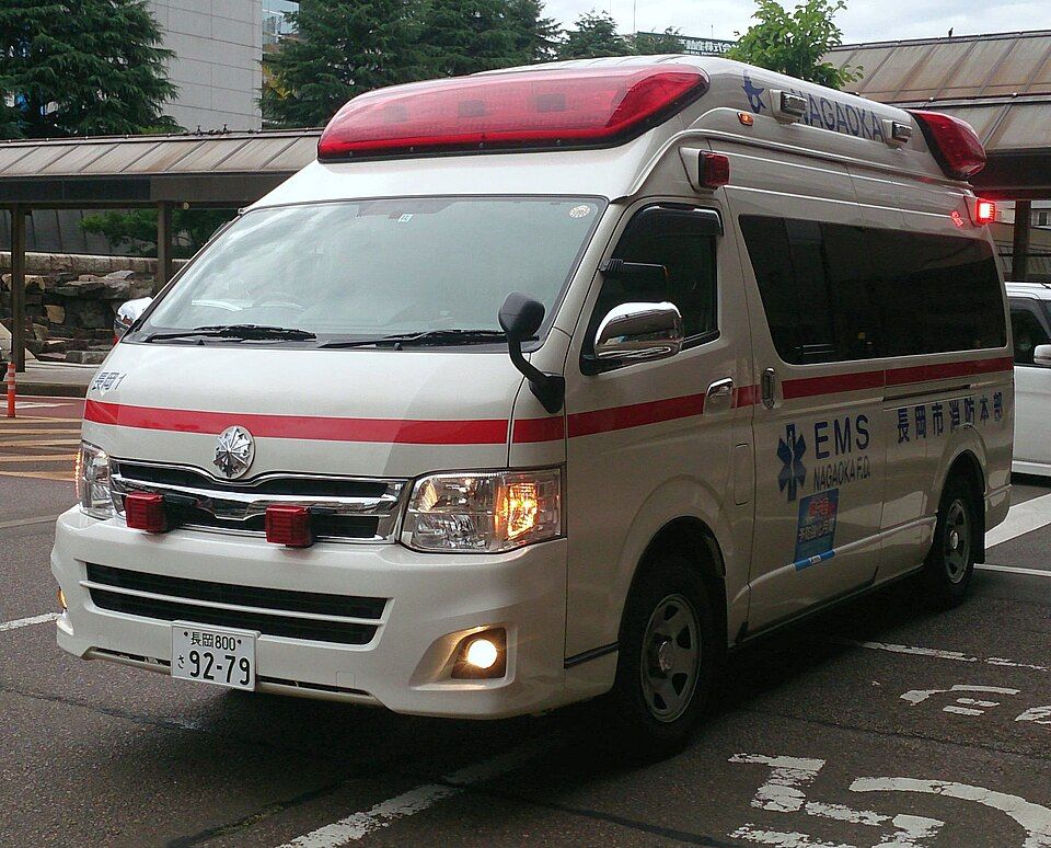 救急車の例(新潟県長岡市)